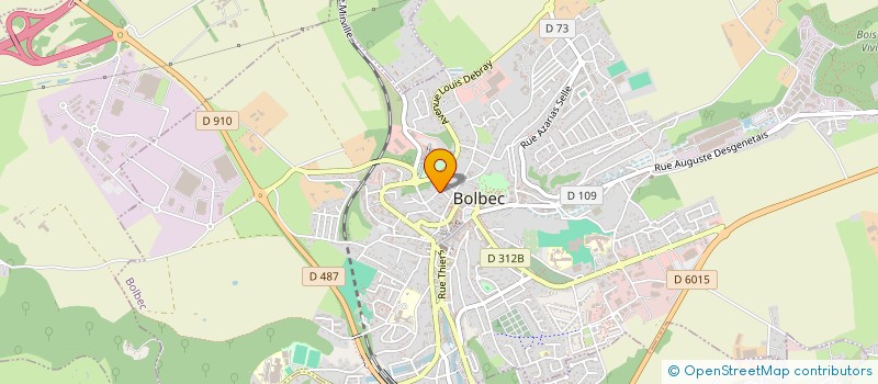 localisation de l'entreprise MONSIEUR MATHYS REMOND  BOLBEC