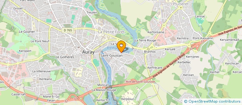 localisation de l'entreprise MONSIEUR MATHYS RENAUD à AURAY