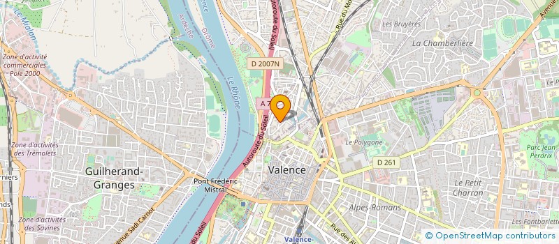 localisation de l'entreprise MONSIEUR MATHYS TENA  BOURG-LES-VALENCE