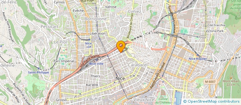 localisation de l'entreprise MONSIEUR MATHYS TOSTAIN à NICE