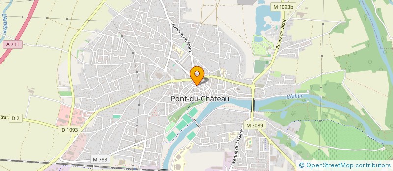 localisation de l'entreprise MONSIEUR MATHYS VAZEILLE  PONT-DU-CHATEAU