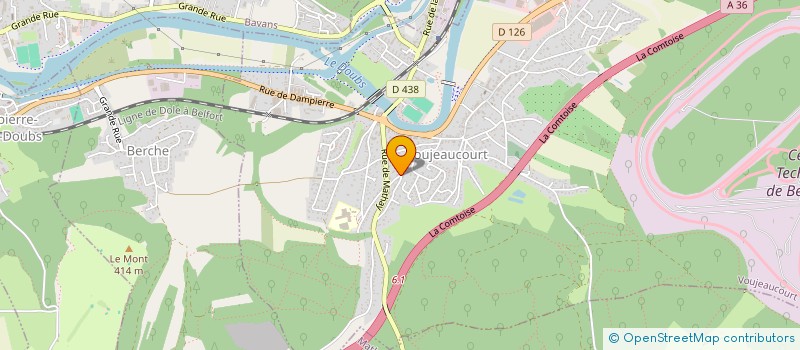 localisation de l'entreprise MONSIEUR MATIA BOZICIC  VOUJEAUCOURT