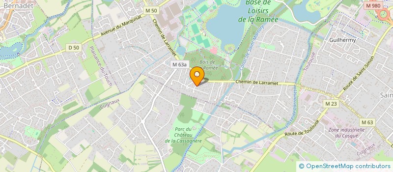 localisation de l'entreprise MONSIEUR MATIAS DE RAMMELAERE  TOURNEFEUILLE