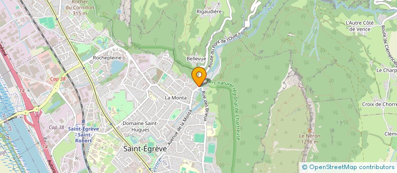 localisation de l'entreprise MONSIEUR MATIAS LARRAIN  SAINT-EGREVE