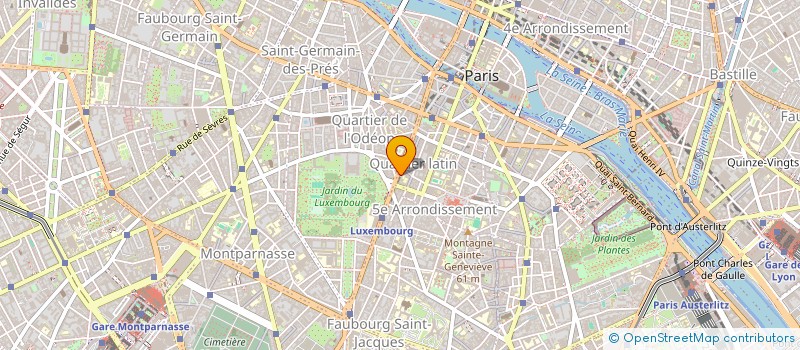 localisation de l'entreprise MONSIEUR MATIAS MONTINI  PARIS