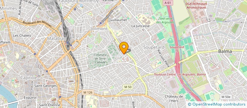 localisation de l'entreprise MONSIEUR MATIAS PULCINI à TOULOUSE