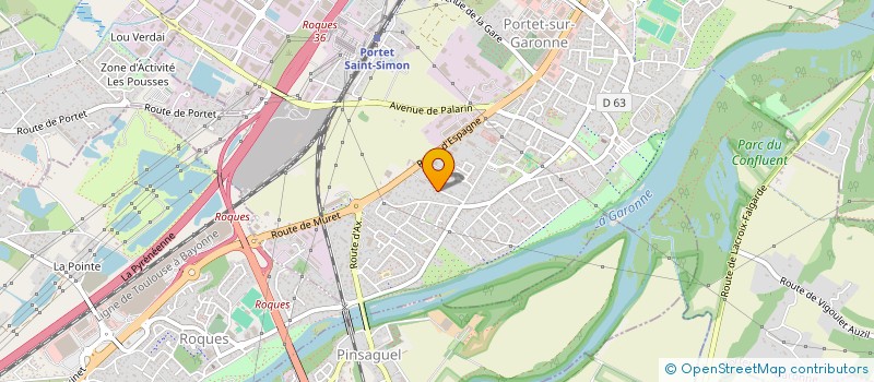 localisation de l'entreprise MONSIEUR MATIAS SUAUD  PORTET-SUR-GARONNE