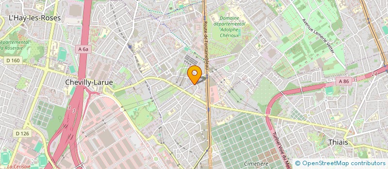 localisation de l'entreprise MONSIEUR MATIDI BIAU MATIDI  CHEVILLY-LARUE