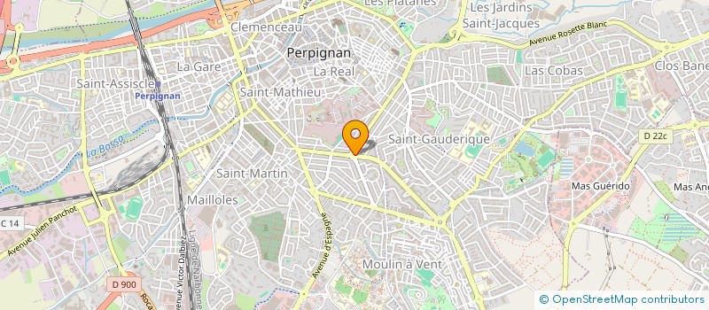 localisation de l'entreprise MONSIEUR MATIES MINGUELLA BALAGUE  PERPIGNAN