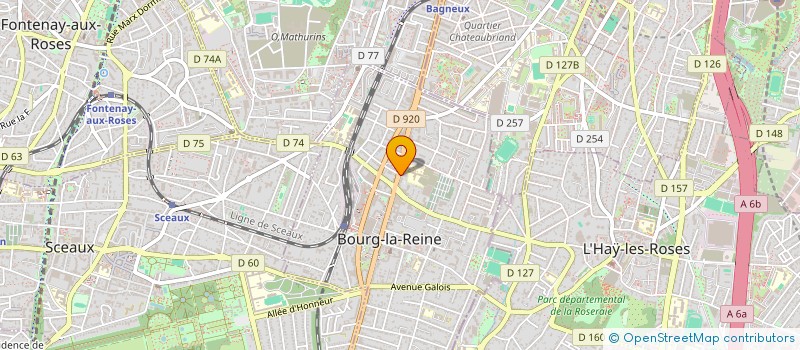 localisation de l'entreprise MONSIEUR MATIHULLAH SAFAI à BOURG-LA-REINE