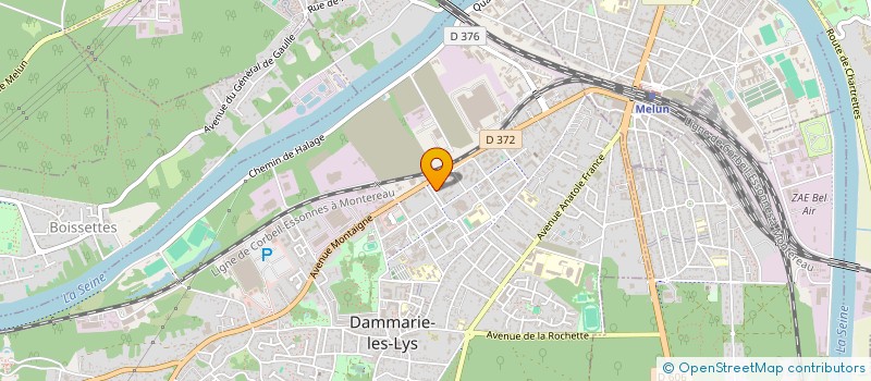 localisation de l'entreprise MONSIEUR MATIPA KIBELUSHI  DAMMARIE-LES-LYS