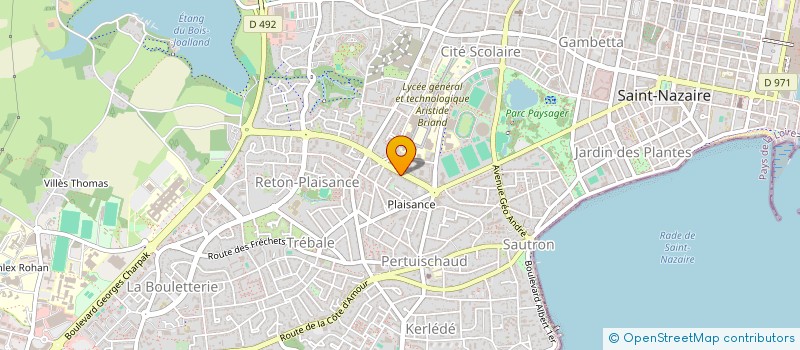 localisation de l'entreprise MONSIEUR MATIS AOUSTIN  SAINT-NAZAIRE