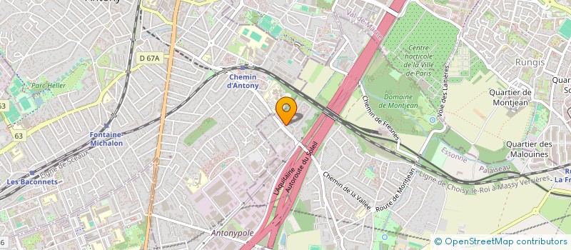 localisation de l'entreprise MONSIEUR MATIS ARBOUCHE  WISSOUS