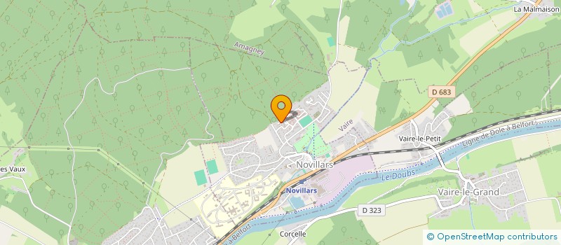 localisation de l'entreprise MONSIEUR MATIS CALLANQUIN  NOVILLARS