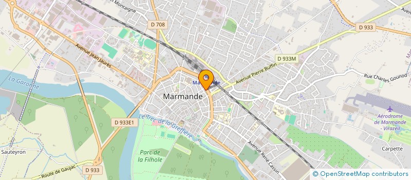 localisation de l'entreprise MONSIEUR MATIS CELESTIN  MARMANDE