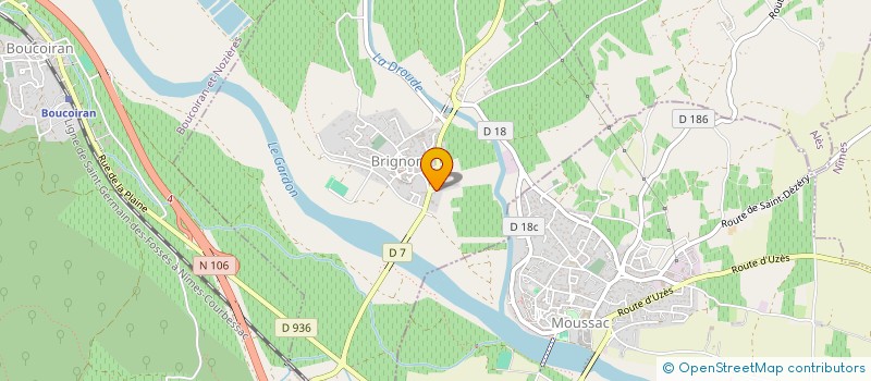 localisation de l'entreprise MONSIEUR MATIS CHAMBONNET  BRIGNON