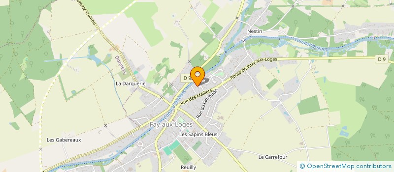 localisation de l'entreprise MONSIEUR MATIS DANGE  FAY-AUX-LOGES