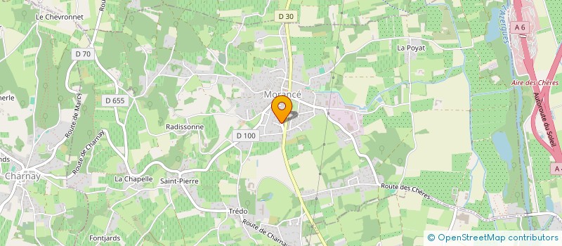 localisation de l'entreprise MONSIEUR MATIS DUPERRAY  MORANCE