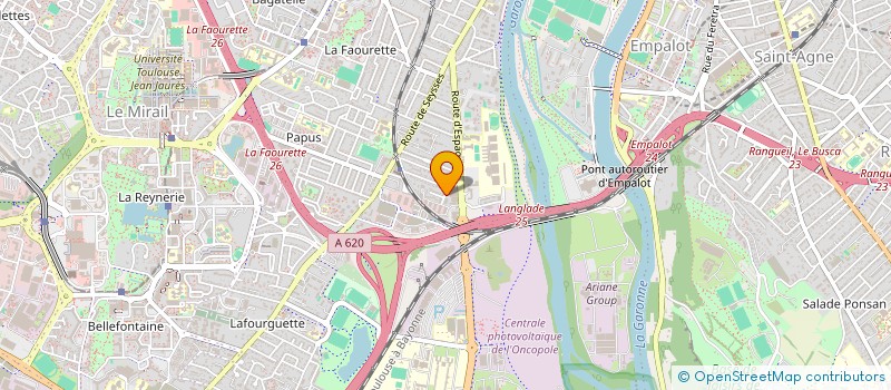 localisation de l'entreprise MONSIEUR MATIS DURIAUD  TOULOUSE