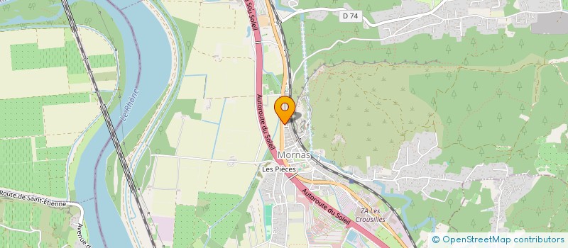 localisation de l'entreprise MONSIEUR MATIS GOFFINET  MORNAS