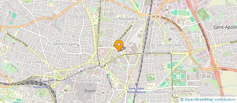 localisation de l'entreprise MONSIEUR MATIS HOAREAU  DIJON