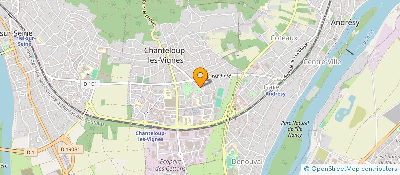 localisation de l'entreprise MONSIEUR MATIS HOLDERBRAUM  CHANTELOUP-LES-VIGNES