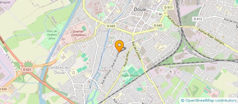 localisation de l'entreprise MONSIEUR MATIS LENNE  DOUAI