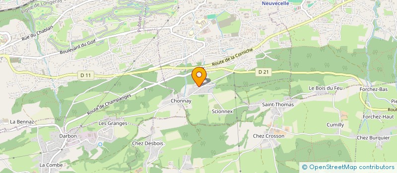 localisation de l'entreprise MONSIEUR MATIS LUCAS  EVIAN-LES-BAINS