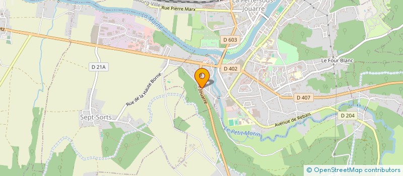 localisation de l'entreprise MONSIEUR MATIS MASSON  LA FERTE-SOUS-JOUARRE