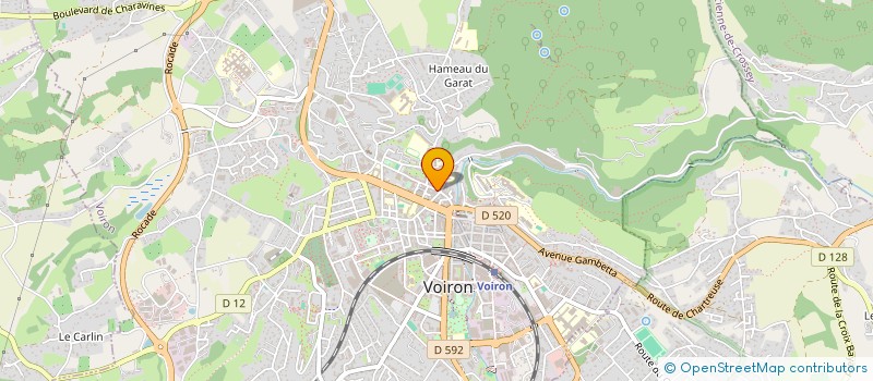 localisation de l'entreprise MONSIEUR MATIS MERCENT  VOIRON