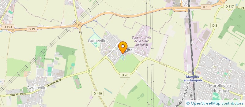 localisation de l'entreprise MONSIEUR MATIS RAYMOND  GUIBEVILLE