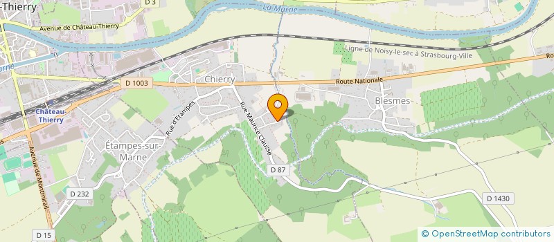 localisation de l'entreprise MONSIEUR MATIS RODRIGUES à CHIERRY