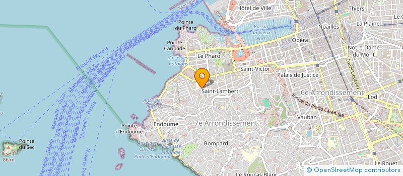 localisation de l'entreprise MONSIEUR MATIS ROSSIGNOL  MARSEILLE