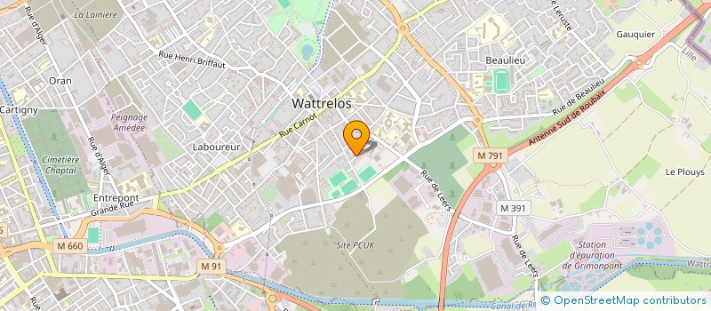 localisation de l'entreprise MONSIEUR MATIS SILVA à WATTRELOS