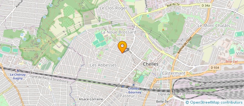 localisation de l'entreprise MONSIEUR MATISS BRIN à CHELLES