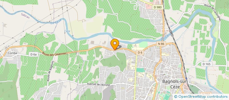 localisation de l'entreprise MONSIEUR MATISS MARTEAU  SABRAN