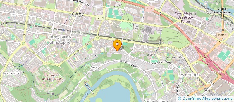 localisation de l'entreprise MONSIEUR MATISS NSIKA-NKAYA  CERGY