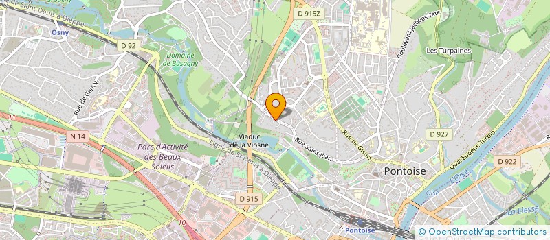 localisation de l'entreprise MONSIEUR MATISS ORGEVAL  PONTOISE