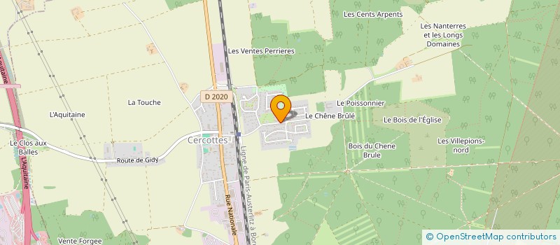 localisation de l'entreprise MONSIEUR MATISS RAY à CERCOTTES