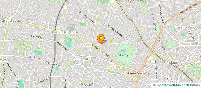 localisation de l'entreprise MONSIEUR MATISSE BEYS  BORDEAUX