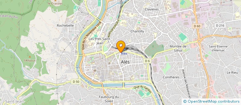 localisation de l'entreprise MONSIEUR MATISSE CALMEL  ALES