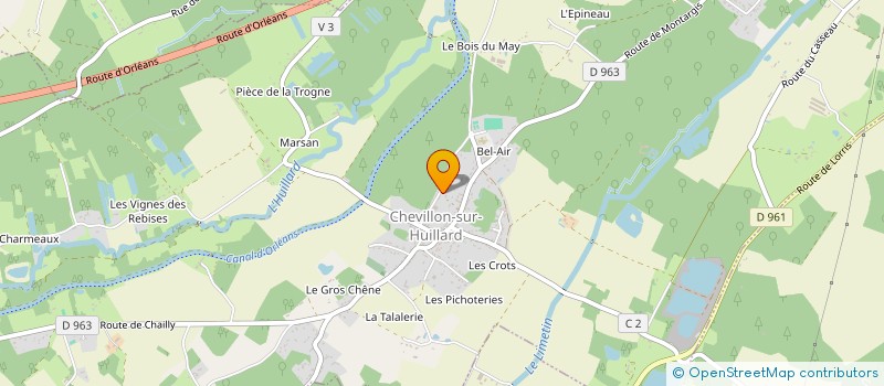 localisation de l'entreprise MONSIEUR MATISSE DUBROMER  CHEVILLON-SUR-HUILLARD
