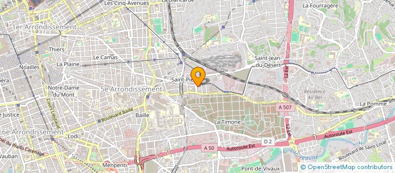 localisation de l'entreprise MONSIEUR MATISSE LECLERCQ à MARSEILLE