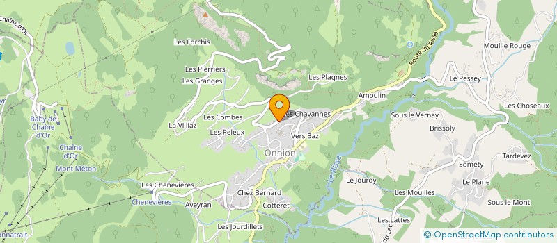 localisation de l'entreprise MONSIEUR MATISSE MALGRAT à ONNION