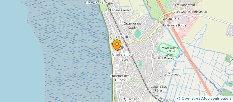 localisation de l'entreprise MONSIEUR MATISSE PERROUAULT à CHATELAILLON-PLAGE