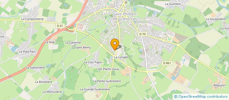 localisation de l'entreprise MONSIEUR MATISSE SIMON  SAINT-PHILBERT-DE-GRAND-LIEU