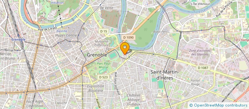 localisation de l'entreprise MONSIEUR MATISSE TESTARD  GRENOBLE