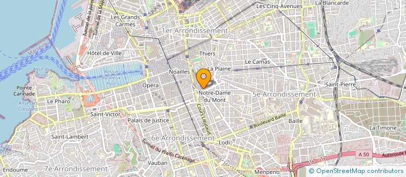 localisation de l'entreprise MONSIEUR MATISSE VRIGNAUD à MARSEILLE