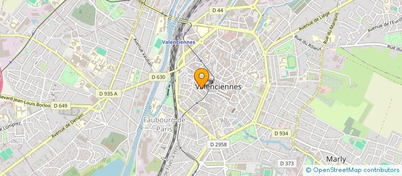 localisation de l'entreprise MONSIEUR MATIULLAH NABIZADA  VALENCIENNES