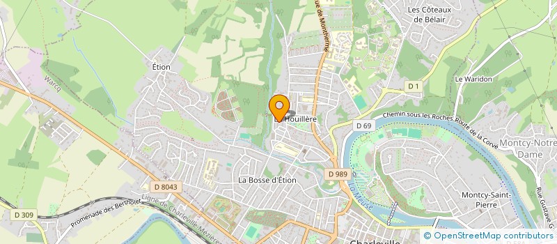 localisation de l'entreprise MONSIEUR MATIULLAH SAFI à CHARLEVILLE-MEZIERES